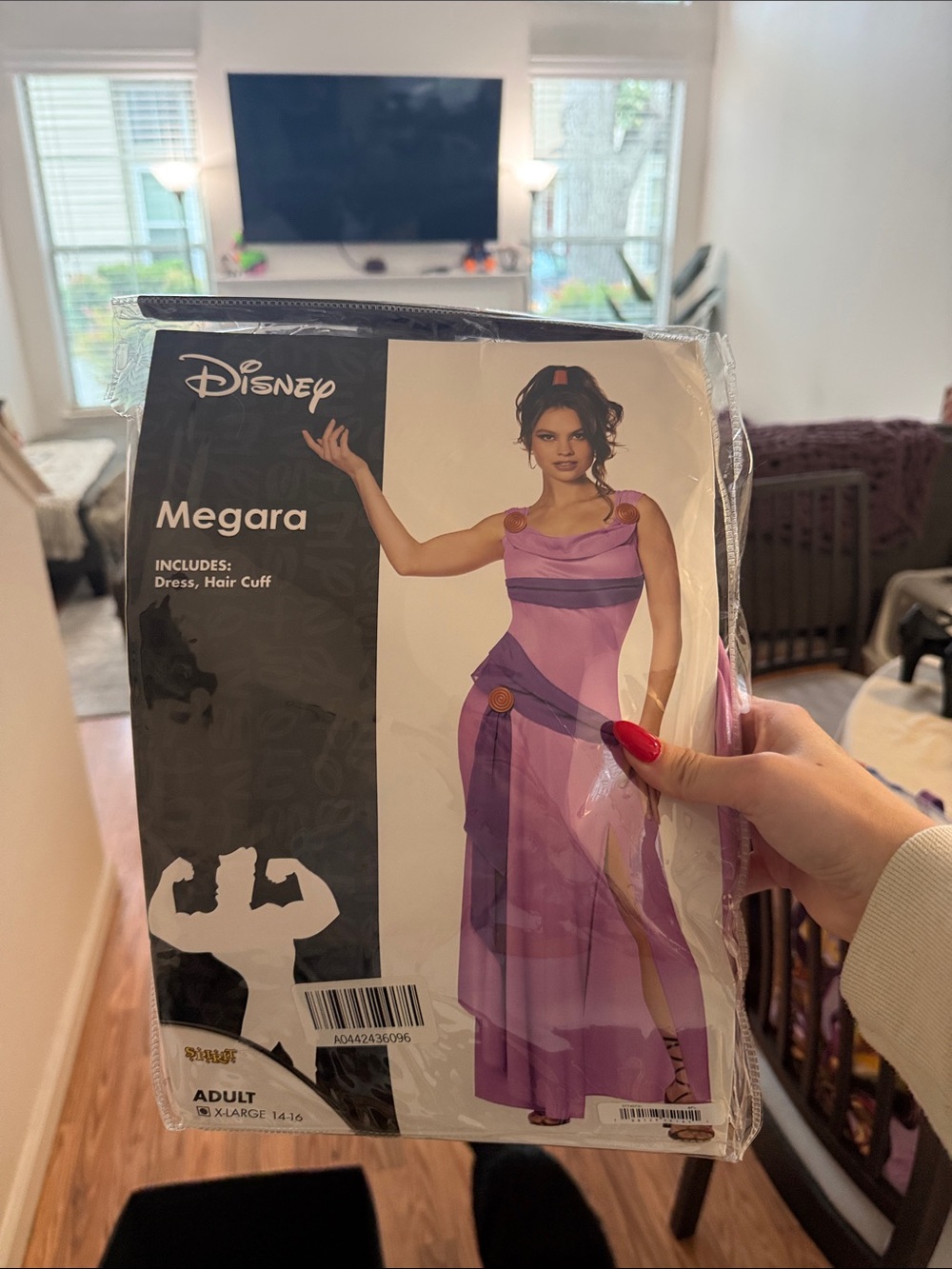 Disney Megara Purple and Lavender Layered Dress Costume